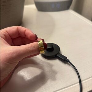 OURA ring gen 3 heritage gold